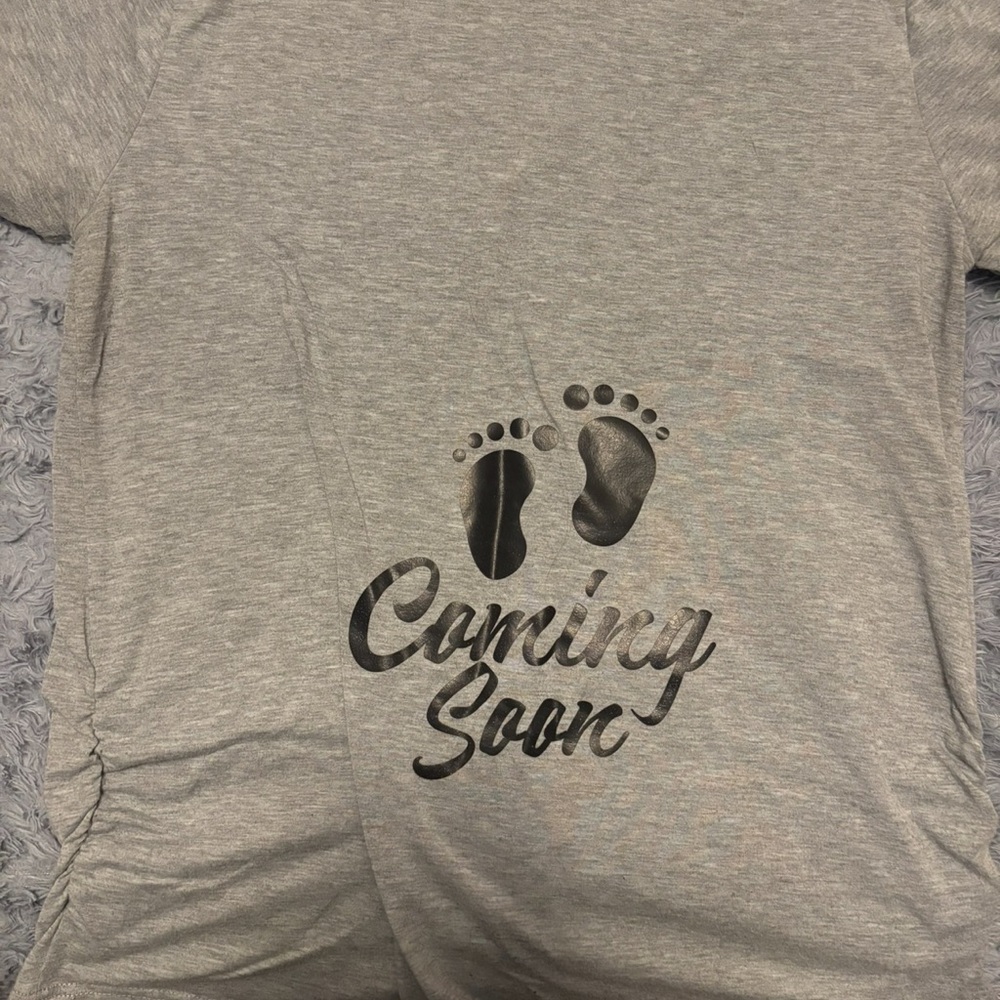 Gray 'Coming Soon' T-Shirt